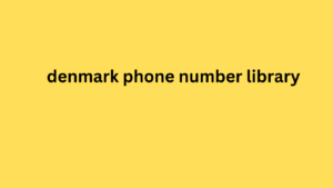 denmark phone number library 